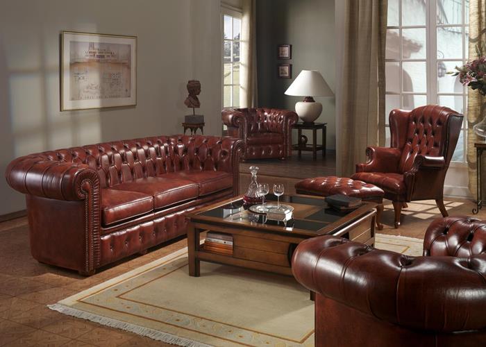 Das Chesterfield-Sofa: rustikale Eleganz im englischen Stil