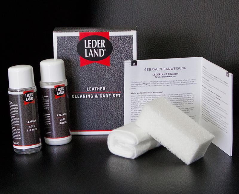 Notre kit d'entretien: l'idéal pour tous les cuirs lisses